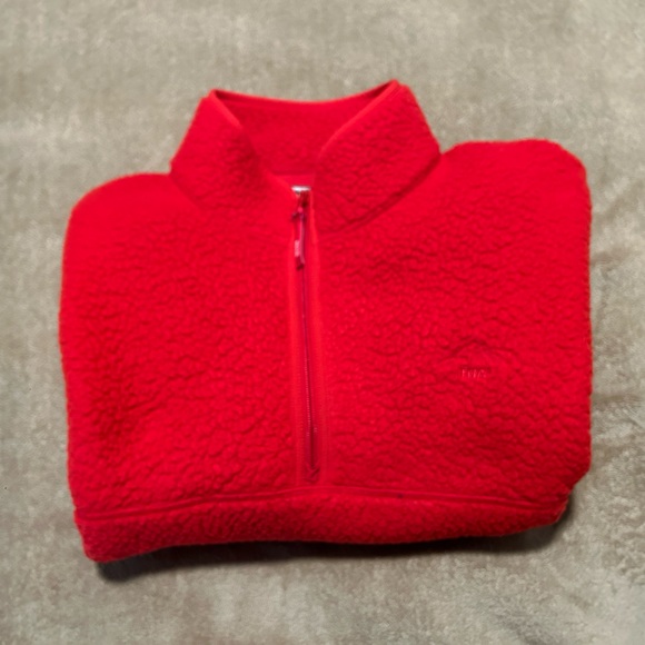 Aritzia Polartec Thermal Pro 1/2 Zip Hi-hip Sweater Size XL, Flashing Red - Picture 4 of 16